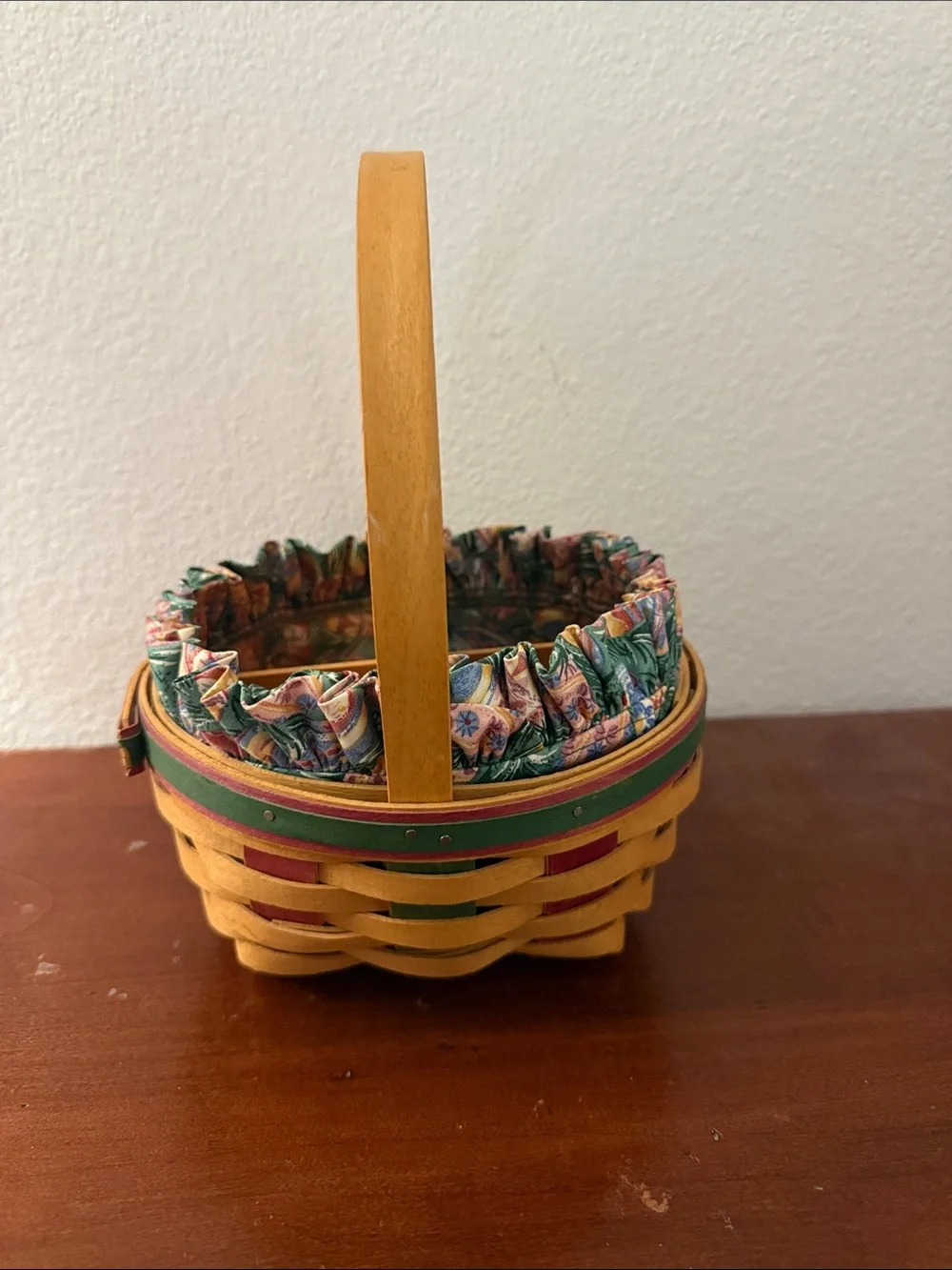 Longaberger Easter 1999 Basket with Removable Bunny